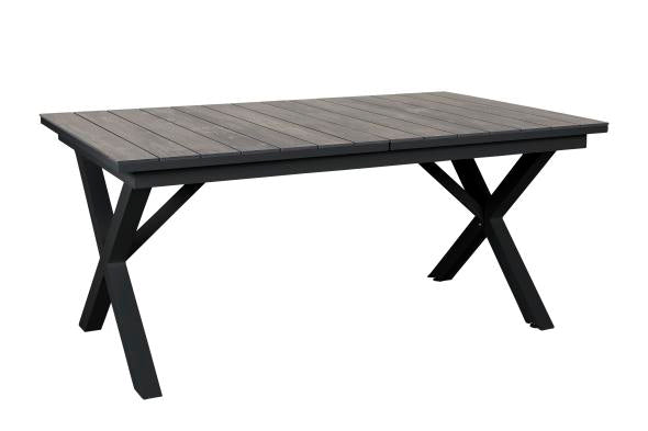 Gartentisch HillmondHillmond Gartentisch ausziehbar,160/220x100cm  Aluminium schwarz